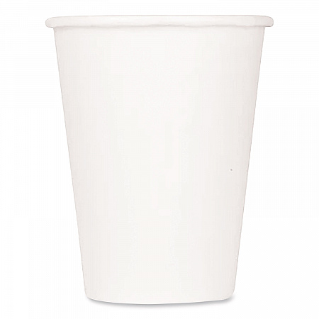 Double Poly Paper Cold Cups, 9 oz, White, 1,000/Carton (CKCP9W)
