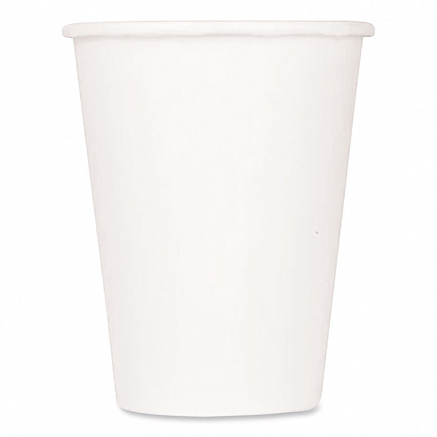 Double Poly Paper Cold Cups, 9 oz, White, 1,000/Carton (CKCP9W)