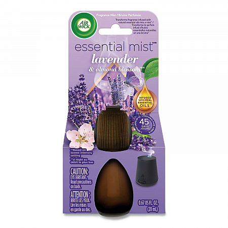Essential Mist Refill, Lavender and Almond Blossom, 0.67 oz Bottle, 6/Carton (98552)