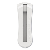 Pure by Gloss and Guild+Pepper ABS Mini Bracket - Screw Mount, 1.25 x 0.84 x 3.65, White, 48/Carton (100320)