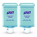 HEALTHY SOAP with CLEAN RELEASE Technology Refill, For ES10 Dispensers, Mandarin Grapefruit Scent, 1,200 mL, 2/Carton (837102CT)