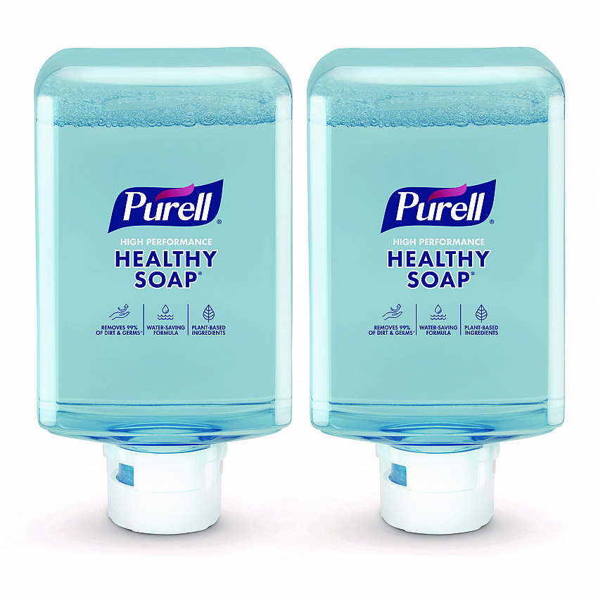 HEALTHY SOAP with CLEAN RELEASE Technology Refill, For ES10 Dispensers, Mandarin Grapefruit Scent, 1,200 mL, 2/Carton (837102CT)