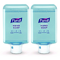 Antimicrobial Foaming Hand Soap Refill, For ES10 Dispensers, Plum Scent, 1,200 mL, 2/Carton (838202CT)