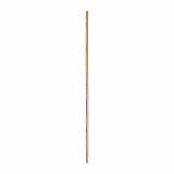 Tapered End Broom Handle, Lacquered Wood, 1.13" dia x 54", Natural (124)