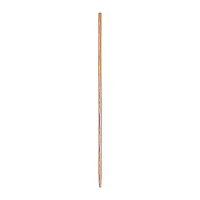 Tapered End Broom Handle, Lacquered Wood, 1.13" dia x 54", Natural (124)