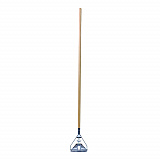 Quick Change Metal Head Mop Handle for No. 20 and Up Heads, 62", Natural (605)