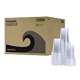 Clear Plastic PET Cups, 12 oz, 50/Sleeve, 20 Sleeves/Carton (PET12)
