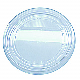 Recycleware Round Deli Container Lids, Flat Plug Fit, Clear, Plastic, 500/Carton (LRD)