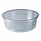 Recycleware Round Deli Container, 8 oz, 4.6" Diameter x 1.7" h, Clear, Plastic, 500/Carton (RD8)