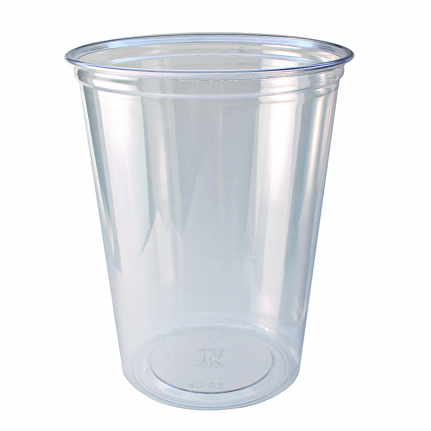 Recycleware Round Deli Container, 32 oz, 4.6" Diameter x 5.8" h, Clear, Plastic, 500/Carton (RD32)