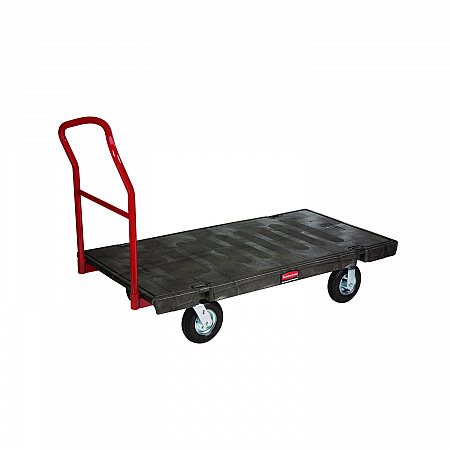 Heavy-Duty Platform Truck Cart, 1,200 lb Capacity, 24 x 48 Platform, Black (443610BLA)