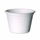 Vanguard Renewable and Compostable Sugarcane Portion Cups, 4 oz, White, 1,000/Carton (EPSPC4NFA)