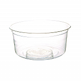 Round Deli Containers, 12 oz, 4.63" Diameter x 2.13" h, Clear, Plastic, 500/Carton (EPRDP12)