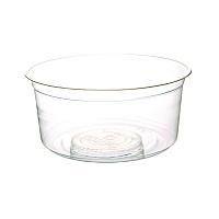 Round Deli Containers, 12 oz, 4.63" Diameter x 2.13" h, Clear, Plastic, 500/Carton (EPRDP12)