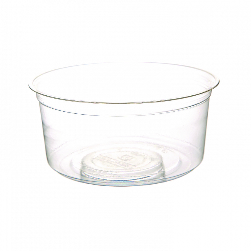 Round Deli Containers, 12 oz, 4.63" Diameter x 2.13" h, Clear, Plastic, 500/Carton (EPRDP12)