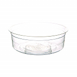Renewable and Compostable Round Deli Containers, 8 oz, Clear, Plastic, 50/Pack, 10 Packs/Carton (EPRDP8)