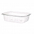 Renewable and Compostable Rectangular Deli Containers, 48 oz, 8 x 6 x 2, Clear, Plastic, 50/Pack, 4 Packs/Carton (EPRC48)
