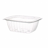 Renewable and Compostable Rectangular Deli Containers, 32 oz, 7.5 x 6.5 x 3, Clear, Plastic, 50/Pack, 4 Packs/Carton (EPRC32)