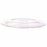 Salad Bowls with Lids, Squat, 64 oz, 9.5" Diameter x 3.2" h, Clear, Plastic, 150/Carton (EPSBS64)