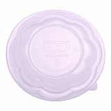 Renewable and Compostable Lids, Fits 24, 32 and 48 oz Salad Bowls, Clear, Plastic, 300/Carton (EPSBLID)