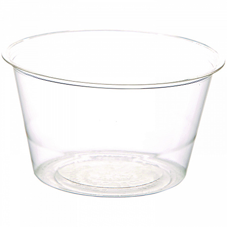 Renewable and Compostable Portion Cups, 3 oz, Plastic, Clear, 100/Pack, 20 Packs/Carton (EPPC300)