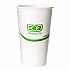 GreenStripe Renewable and Compostable Hot Cups, 16 oz, Paper, White/Green, 50/Pack, 20 Packs/Carton (EPBHC16GS)