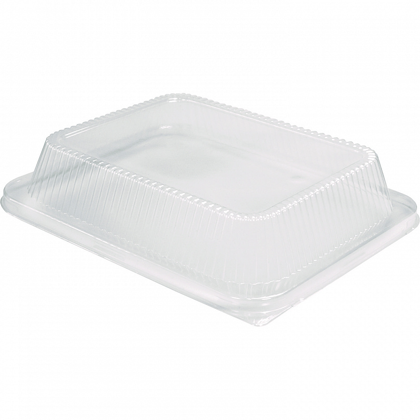 High Dome Lid for Aluminum Steam Table Pans, Fits Half-Size High Dome Pan, 10.75 x 13.12, 100/Carton (321HDL)