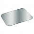 Foil Laminated Board Lid for Take Out Containers, 6.25 x 8.37, White/Silver, Paper, 500/Carton (4045L)