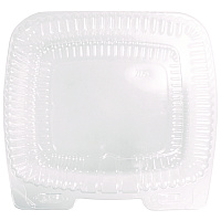 Handi-Lock Single Compartment Food Container, 12 oz, 8.63 x 2.75 x 5.25, Clear, Plastic, 500/Carton (6051S500)
