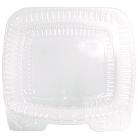 Handi-Lock Single Compartment Food Container, 26 oz, 6.5 x 3.25 x 6.12, Clear, Plastic, 500/Carton (6061D500)