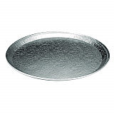Aluminum Embossed Tray, 12" Diameter, 25/Carton (401380)