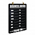 Business Hours Indoor/Outdoor Hanging Chalkboard, 10 x 0.38 x 20.75, Black/White (EGPHD0311AS)