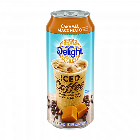 Iced Coffee, Caramel Macchiato, 15 oz Can, 12/Carton (WWI07500)