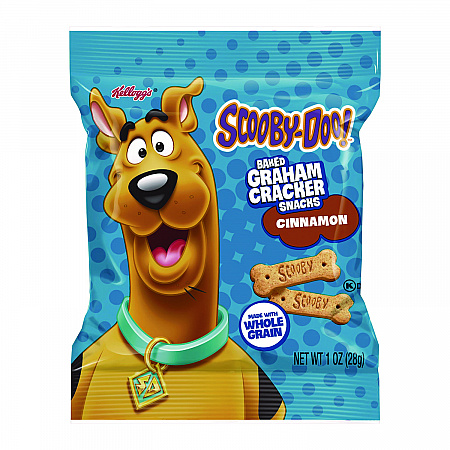 Scooby-Doo Cinnamon Graham Sticks, 1 oz Packet, 210/Carton (KEE50689)