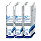 Stainless Steel Cleaner and Polish, Water-in-Oil Based, 18 oz Aerosol Spray, 12/Carton (347ACT)