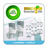 Plug-in Scented Oil Starter Kit, Fresh Linen, 0.67 oz, 8/Pack (01914CT)