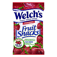 Fruit Snacks, Strawberry, 5 oz Pouch, 12/Box (PIM05096)