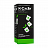 K-Cycle Cardboard Indoor Recycling Bin, Large, Cardboard, Black/Green/White, 5/Pack (5000350631)