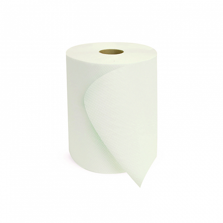 Boardwalk Green Universal Roll Towels, 1-Ply, 8" x 800 ft, Natural White, 6 Rolls/Carton (17GREEN)