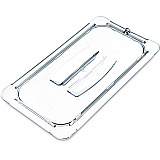 StorPlus Polycarbonate Handled Universal Lid, 7 x 12.5 x 0.88, Clear, Plastic (10270U07)