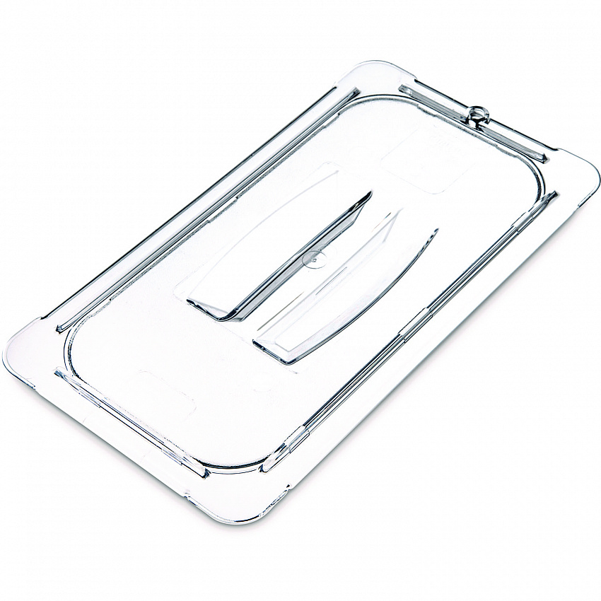 StorPlus Polycarbonate Handled Universal Lid, 7 x 12.5 x 0.88, Clear, Plastic (10270U07)