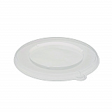 EarthChoice PP Lid for Fiber Blend Bowl, 8" Diameter, Clear, Plastic, 200/Carton (YPPLIDF8RND)