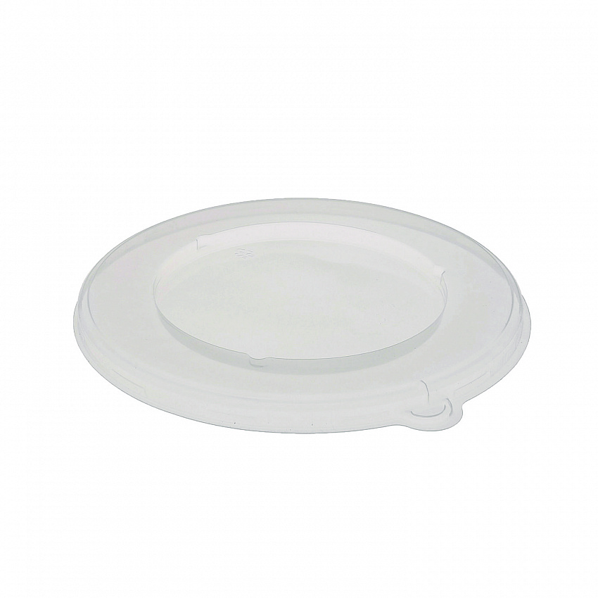 EarthChoice PP Lid for Fiber Blend Bowl, 8" Diameter, Clear, Plastic, 200/Carton (YPPLIDF8RND)