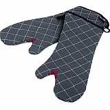Bestguard Oven Mitt, 17", WebGuard Plus Fabric, Black, Pair (800FG17BK)