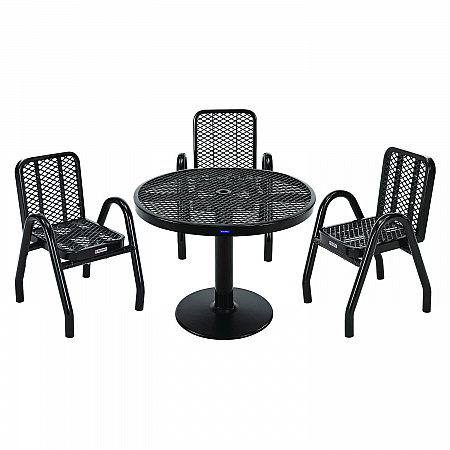 Outdoor Dining Set, Round, 36