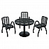 Outdoor Dining Set, Round, 36