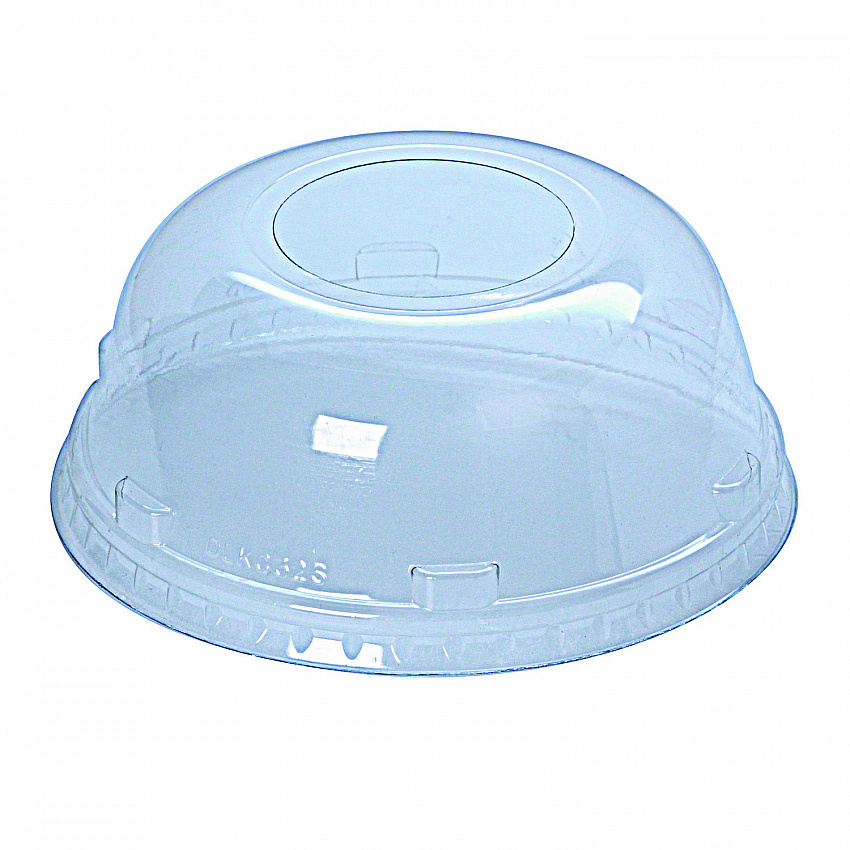 Kal-Clear/Nexclear Drink Cup Lids, Squat Dome Lid with 1.75" Hole, Fits 32 oz Cold Cups, Plastic, Clear, 500/Carton (DLKC32S)