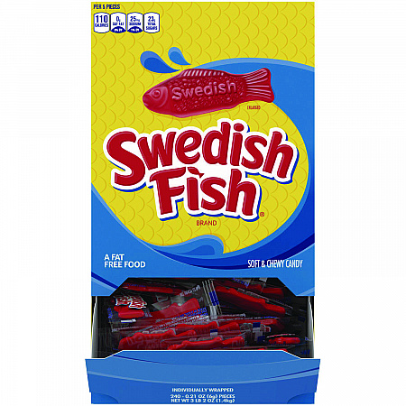 Grab-and-Go Candy Snacks In Reception Box, 240 Pieces/Box (43146)