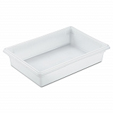 Food/Tote Boxes, 8.5 gal, 26 x 18 x 6, White, Plastic (3508WHI)