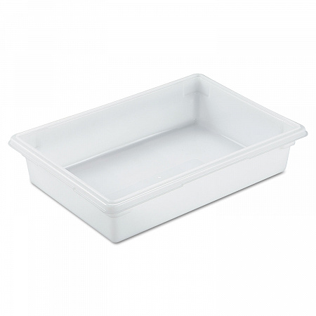 Food/Tote Boxes, 8.5 gal, 26 x 18 x 6, White, Plastic (3508WHI)